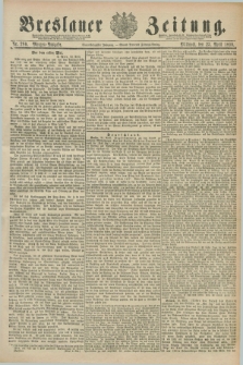 Breslauer Zeitung. Jg.71, Nr. 280 (23 April 1890) - Morgen-Ausgabe + dod