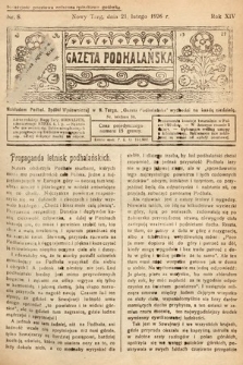 Gazeta Podhalańska. 1926, nr 8