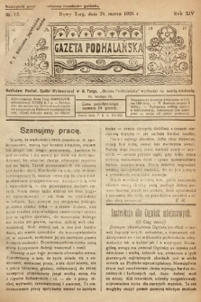 Gazeta Podhalańska. 1926, nr 13