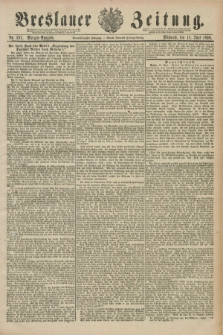 Breslauer Zeitung. Jg.71, Nr. 397 (11 Juni 1890) - Morgen-Ausgabe + dod.