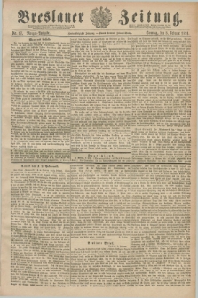 Breslauer Zeitung. Jg.72, Nr. 97 (8 Februar 1891) - Morgen-Ausgabe + dod.