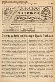 Gazeta Podhalańska. 1926, nr 30