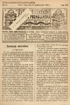 Gazeta Podhalańska. 1926, nr 41