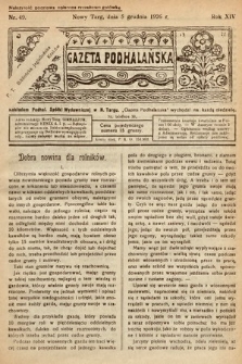Gazeta Podhalańska. 1926, nr 49