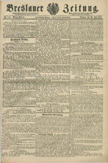 Breslauer Zeitung. Jg.72, Nr. 518 (28 Juli 1891) - Mittag-Ausgabe