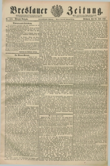 Breslauer Zeitung. Jg.72, Nr. 520 (29 Juli 1891) - Morgen-Ausgabe + dod.