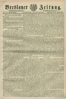 Breslauer Zeitung. Jg.72, Nr. 577 (20 August 1891) - Morgen-Ausgabe + dod.