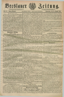 Breslauer Zeitung. Jg.72, Nr. 578 (20 August 1891) - Mittag-Ausgabe