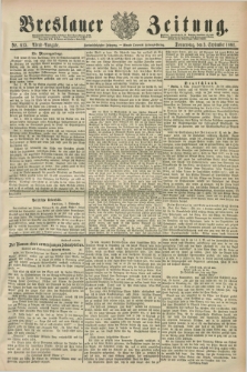 Breslauer Zeitung. Jg.72, Nr. 615 (3 September 1891) - Abend-Ausgabe