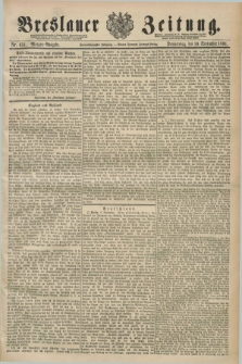 Breslauer Zeitung. Jg.72, Nr. 631 (10 September 1891) - Morgen-Ausgabe + dod.