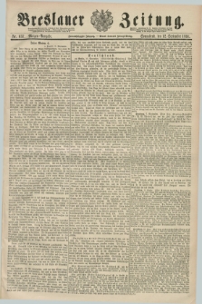 Breslauer Zeitung. Jg.72, Nr. 637 (12 September 1891) - Morgen-Ausgabe + dod.