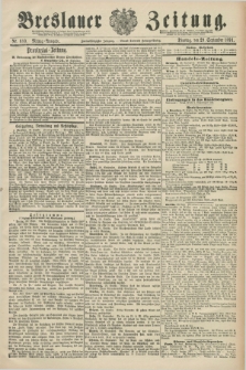 Breslauer Zeitung. Jg.72, Nr. 680 (29 September 1891) - Mittag-Ausgabe