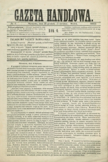Gazeta Handlowa. R.6, nr 3 (5 stycznia 1869)
