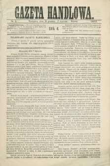 Gazeta Handlowa. R.6, nr 4 (7 stycznia 1869)