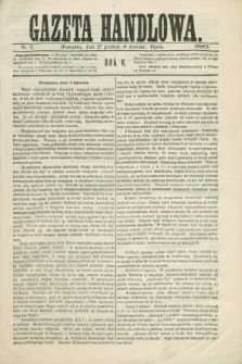 Gazeta Handlowa. R.6, nr 5 (8 stycznia 1869)