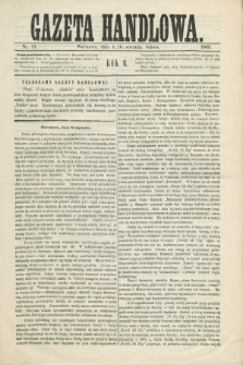 Gazeta Handlowa. R.6, nr 11 (16 stycznia 1869)