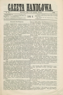 Gazeta Handlowa. R.6, nr 13 (19 stycznia 1869)