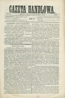 Gazeta Handlowa. R.6, nr 25 (3 lutego 1869)