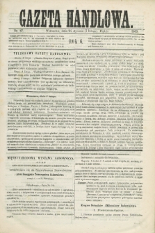 Gazeta Handlowa. R.6, nr 27 (5 lutego 1869)