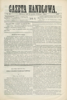 Gazeta Handlowa. R.6, nr 33 (12 lutego 1869)