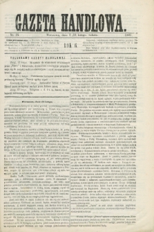 Gazeta Handlowa. R.6, nr 34 (13 lutego 1869)
