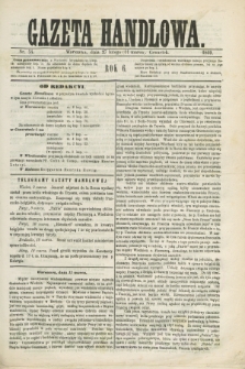 Gazeta Handlowa. R.6, nr 54 (11 marca 1869)