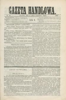 Gazeta Handlowa. R.6, nr 72 (2 kwietnia 1869)