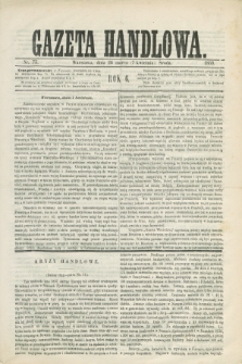 Gazeta Handlowa. R.6, nr 75 (7 kwietnia 1869)