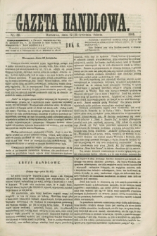 Gazeta Handlowa. R.6, nr 89 (23 kwietnia 1869) + dod.