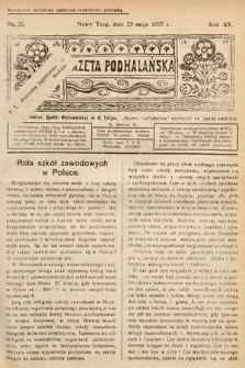Gazeta Podhalańska. 1927, nr 22