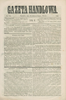 Gazeta Handlowa. R.6, nr 144 (6 lipca 1869) + dod.