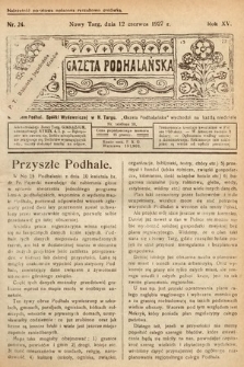 Gazeta Podhalańska. 1927, nr 24