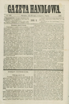 Gazeta Handlowa. R.6, nr 170 (6 sierpnia 1869)