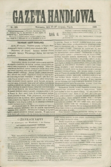 Gazeta Handlowa. R.6, nr 188 (27 sierpnia 1869) + dod.
