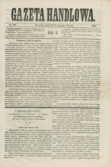 Gazeta Handlowa. R.6, nr 191 (31 sierpnia 1869) + dod.