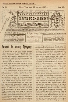 Gazeta Podhalańska. 1927, nr 26