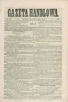 Gazeta Handlowa. R.6, nr 201 (15 września 1869) + dod.
