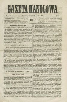 Gazeta Handlowa. R.6, nr 212 (28 września 1869)