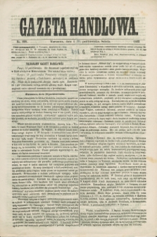 Gazeta Handlowa. R.6, nr 228 (16 października 1869) + dod.