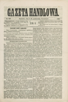 Gazeta Handlowa. R.6, nr 229 (18 października 1869) + dod.