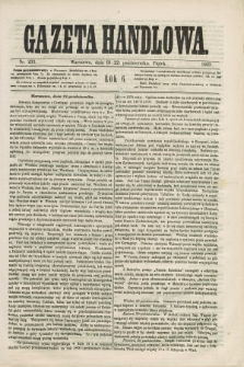 Gazeta Handlowa. R.6, nr 233 (22 października 1869)