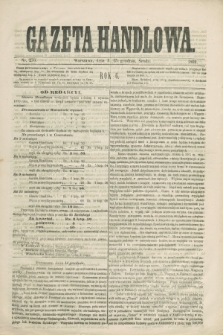 Gazeta Handlowa. R.6, nr 276 (15 grudnia 1869) + dod.