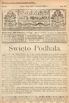 Gazeta Podhalańska. 1927, nr 32