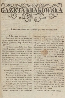 Gazeta Krakowska. 1814, nr 13