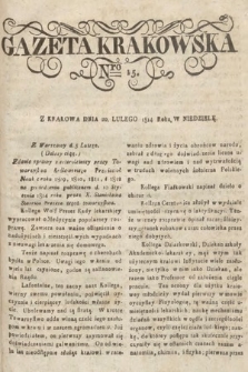 Gazeta Krakowska. 1814, nr 15
