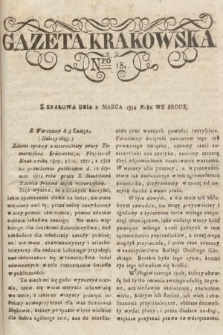 Gazeta Krakowska. 1814, nr 18