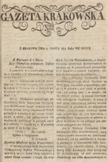 Gazeta Krakowska. 1814, nr 20