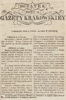 Gazeta Krakowska. 1814, nr 23