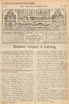 Gazeta Podhalańska. 1927, nr 51