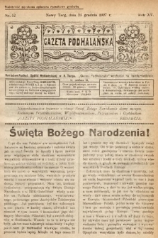 Gazeta Podhalańska. 1927, nr 52